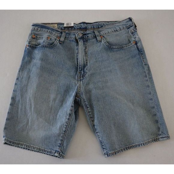 Levi's 511 Men's Sz 33 Blue Slim Fit Stretch Denim 10" Jean Shorts - Picture 1 of 6